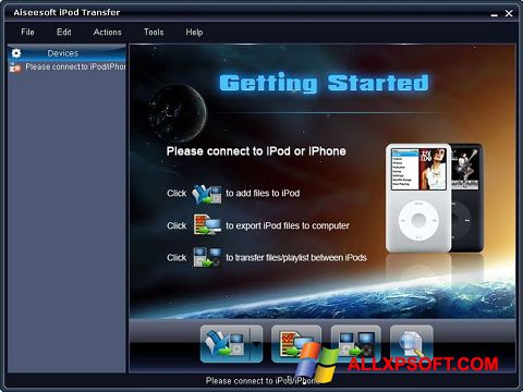 Screenshot iPhone PC Suite for Windows XP