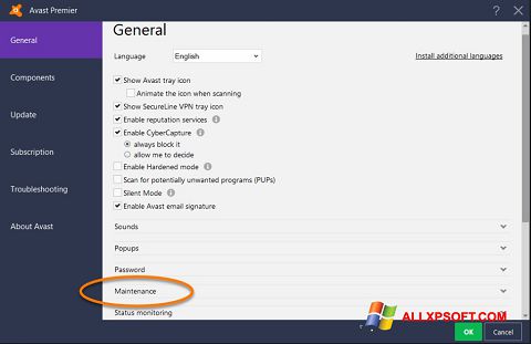 install avast premier on xp