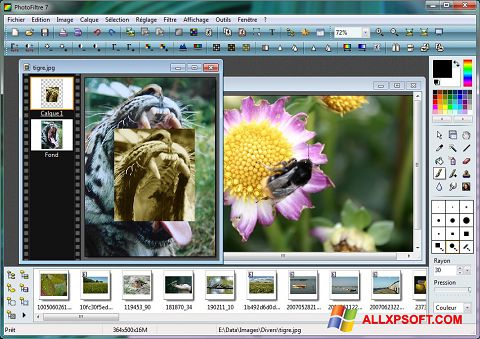 Screenshot PhotoFiltre for Windows XP