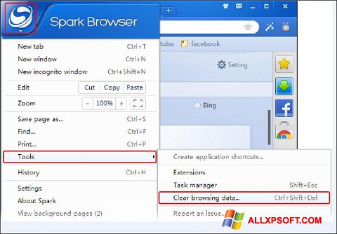 Screenshot Spark for Windows XP