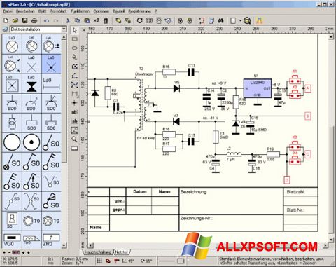 Screenshot sPlan for Windows XP