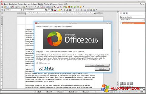 Screenshot SoftMaker Office for Windows XP
