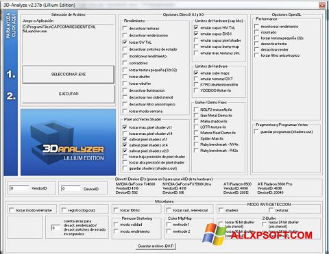 Screenshot 3D-Analyze for Windows XP