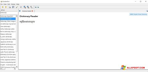Screenshot GoldenDict for Windows XP