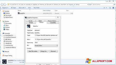 Screenshot SpeedFan for Windows XP
