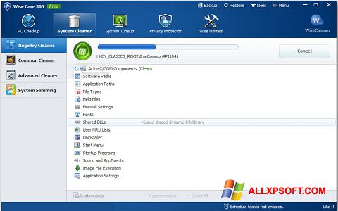 spuninst folders ccleaner windows xp