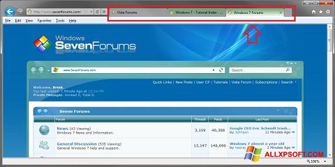 update internet explorer for windows xp