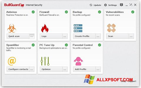 Screenshot BullGuard for Windows XP