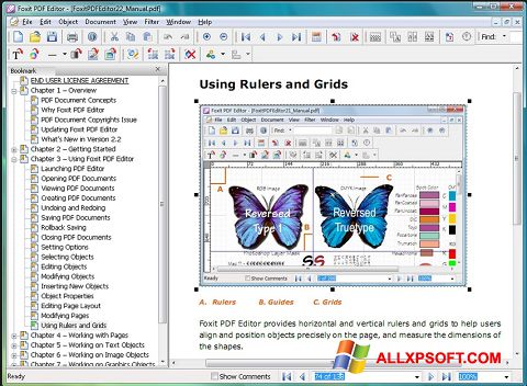 Screenshot Foxit Advanced PDF Editor for Windows XP