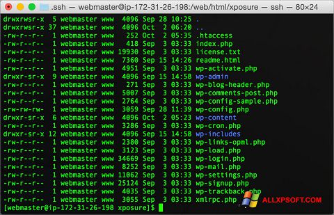 Screenshot Wget for Windows XP