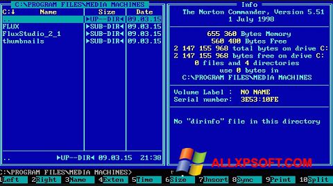 Screenshot Norton Commander for Windows XP