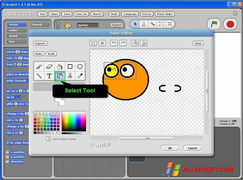 Screenshot Scratch for Windows XP