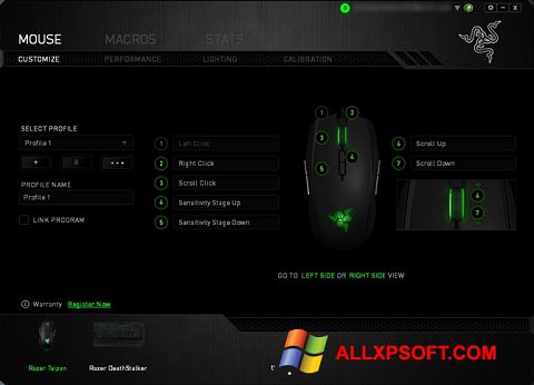 Screenshot Razer Synapse for Windows XP