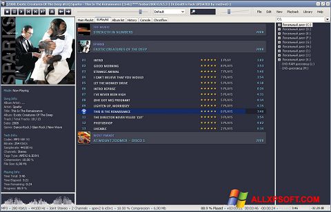 Screenshot Foobar2000 for Windows XP