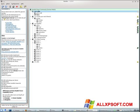 Screenshot Mumble for Windows XP