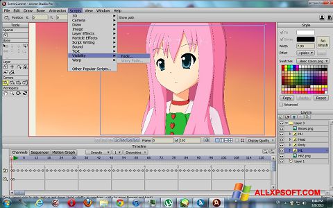 Screenshot Anime Studio for Windows XP