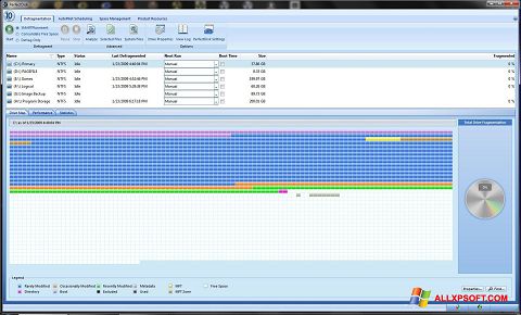Screenshot PerfectDisk for Windows XP