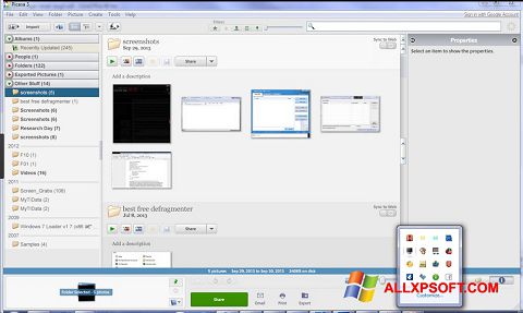 Screenshot Picasa for Windows XP
