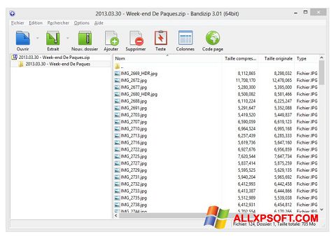Screenshot Bandizip for Windows XP