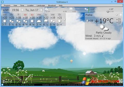 Screenshot YoWindow for Windows XP