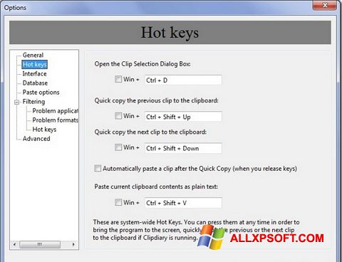 Screenshot Clipdiary for Windows XP