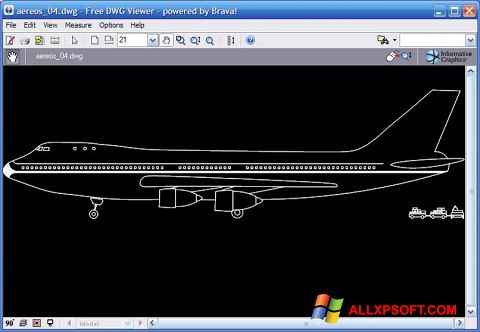 Screenshot DWG Viewer for Windows XP