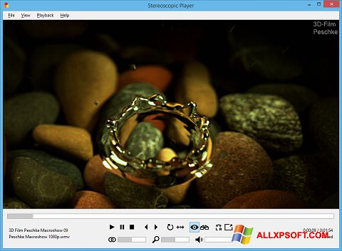 Screenshot Stereoscopic Player for Windows XP