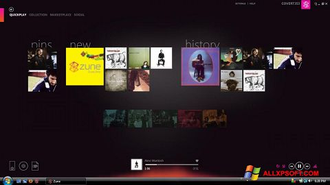 Screenshot Zune for Windows XP