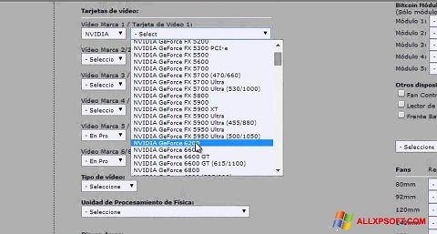 Screenshot Power Supply Calculator for Windows XP