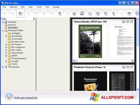 Screenshot PDF24 Creator for Windows XP