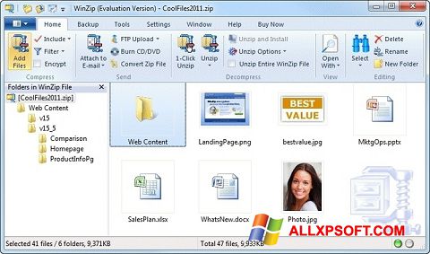 free winzip trial download for xp