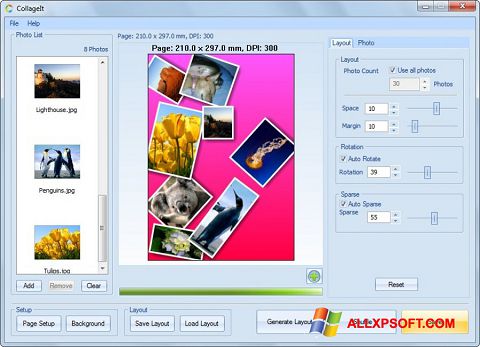 Screenshot CollageIt for Windows XP