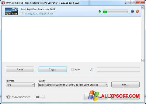 Screenshot Free YouTube to MP3 Converter for Windows XP