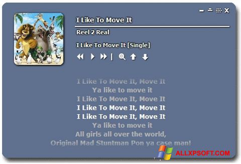 Screenshot Minilyrics for Windows XP