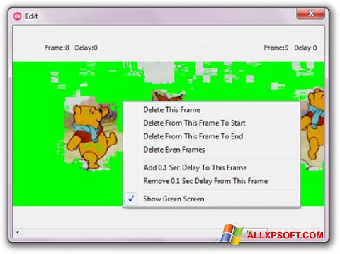 Screenshot GifCam for Windows XP