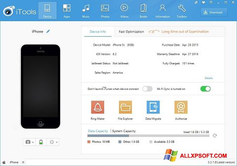 itools iphone download windows xp