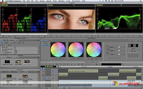 Screenshot Avid Media Composer for Windows XP