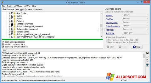 Screenshot AVZ for Windows XP