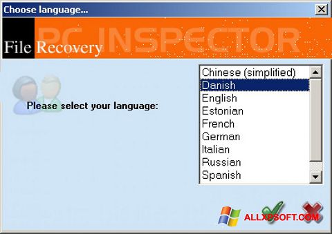 Screenshot PC Inspector File Recovery for Windows XP
