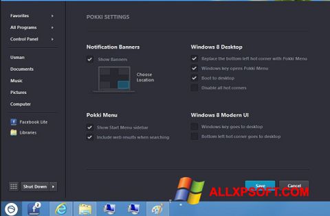 Screenshot Pokki for Windows XP