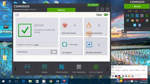 Screenshot Comodo Internet Security Premium for Windows XP