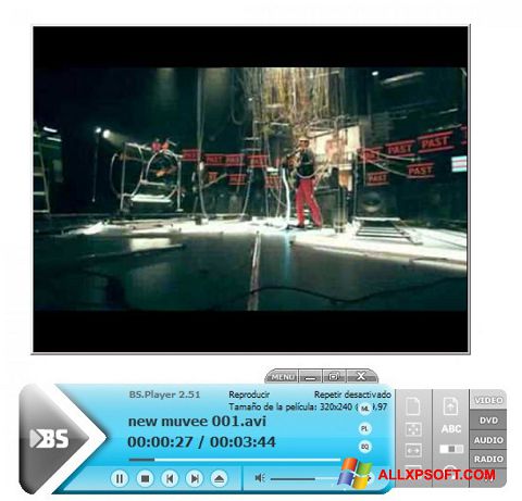 Screenshot BSPlayer for Windows XP