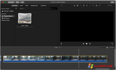 Screenshot iMovie for Windows XP