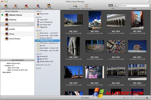 Screenshot iPhoto for Windows XP