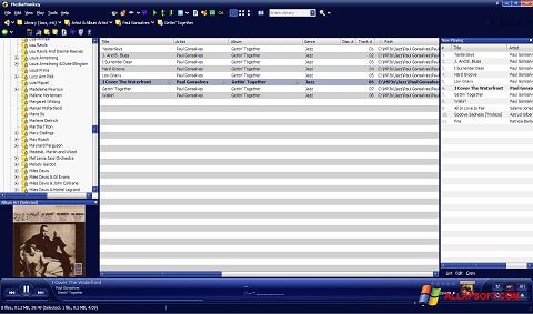 Screenshot MediaMonkey for Windows XP