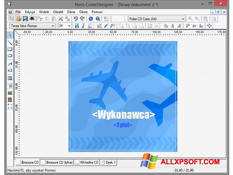 Screenshot Nero Cover Designer for Windows XP