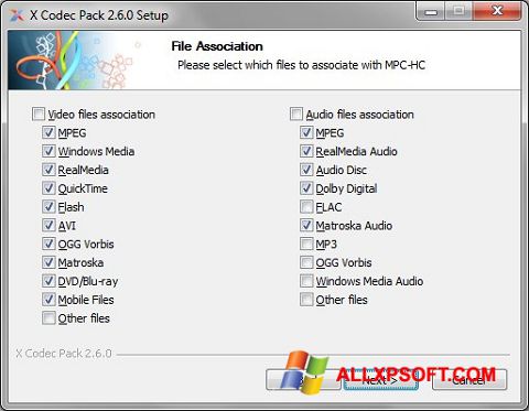 codecs for windows media player winxp