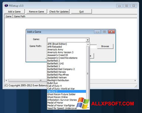 Screenshot PunkBuster for Windows XP