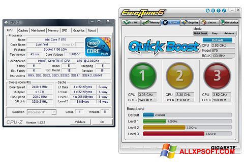 Screenshot EasyTune for Windows XP