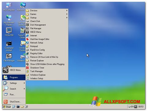 Screenshot Hirens Boot CD for Windows XP